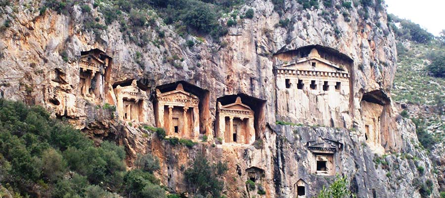 Muğla'nın Görmeniz Gereken Tatil Bölgeleri - Dalyan Mezarlar