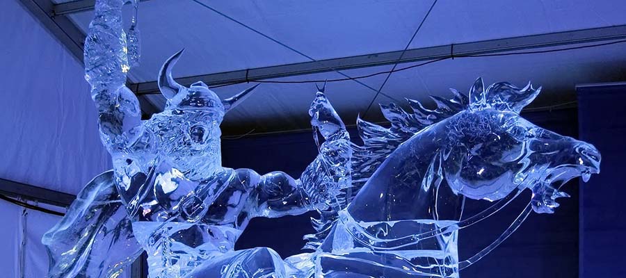 Avrupa'nın En İyi Kış Festivalleri - Hollanda Buz Heykel - Viking