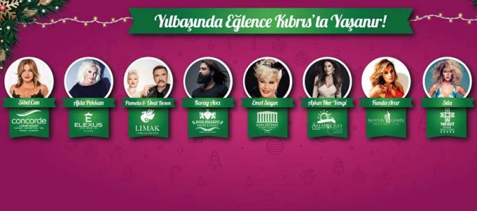 Yılbaşı Sanatçılı Oteller Programı 2019 - Kıbrıs