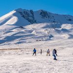 People,Skiing,On,The,Ski,Slope.,In,Kayseri,,With,View